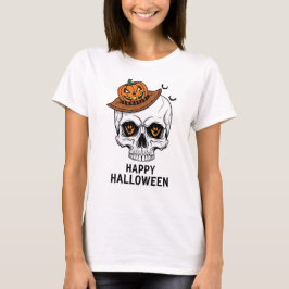 Happy halloween Skull T Shirt