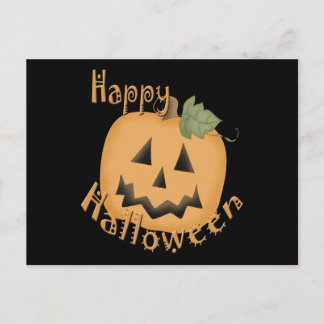 Happy halloween Smiling Jack O'Lantern Vykort