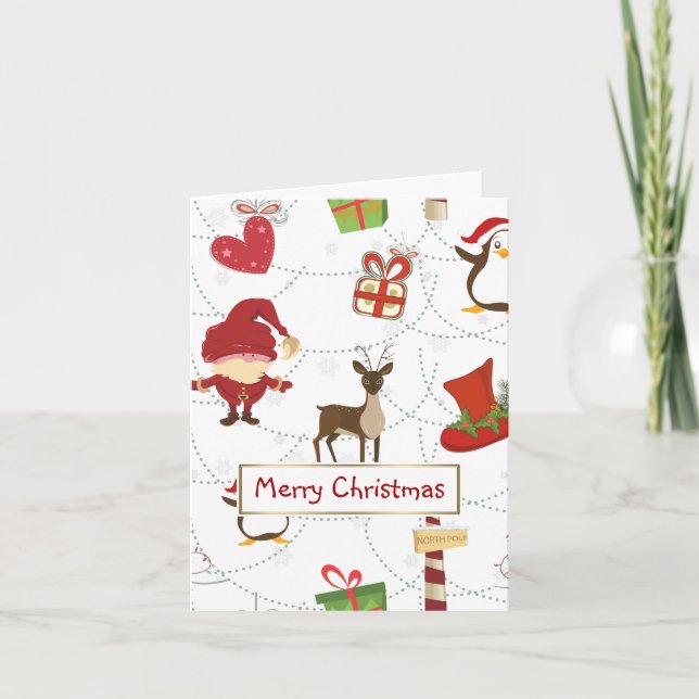 Happy halloween som flyger Witch på ett rum Helgkort (Framsida)