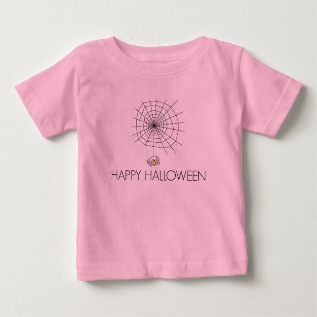 Happy halloween Spider Baby Tutu Tee (Framsida)