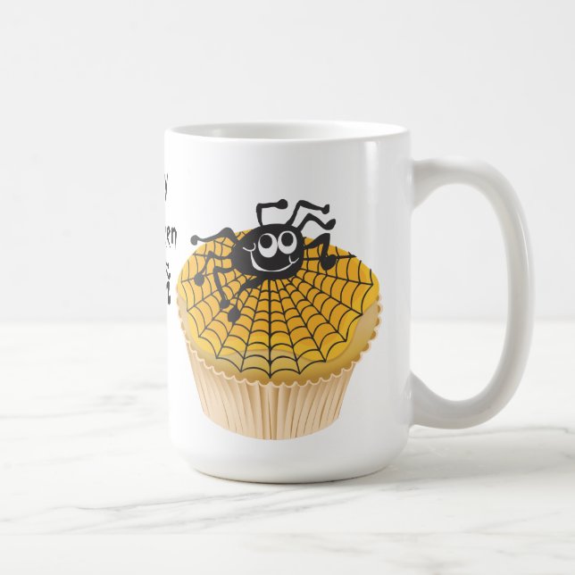 Happy halloween Spider Cupkaka Mugg (Höger)
