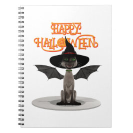 Happy halloween. Spiral-foto-anteckningsbok Anteckningsbok