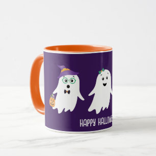 Happy halloween Spöken Bus eller godis Mugg