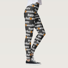 Happy halloween-spooktaculär pumpa Jack-lantern Leggings