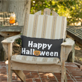 Happy halloween-spooktaculär pumpa Jack-lantern Lumbarkudde