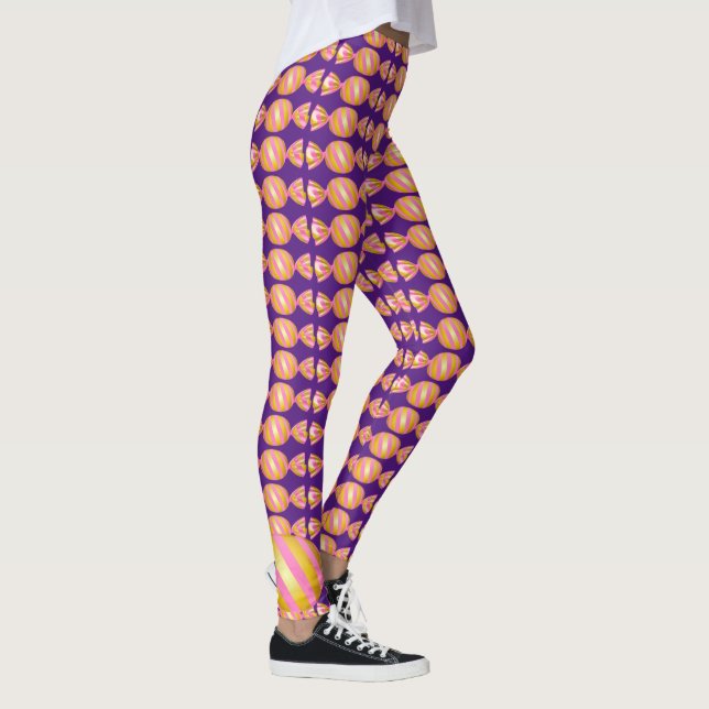 Happy halloween Spooky Candy Leggings (Höger)