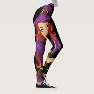 Happy halloween Spooky Candy Leggings
