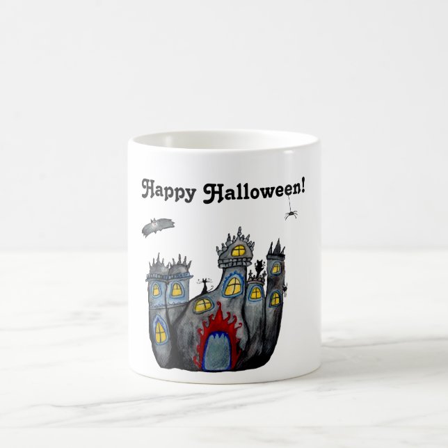 Happy halloween Spooky Castle Mugg (Center)