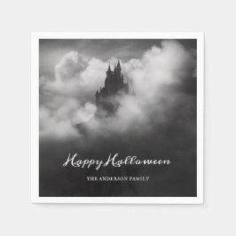 Happy halloween Spooky Castle Party Pappersservett