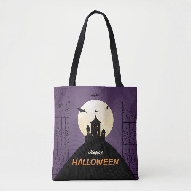 Happy halloween Spooky Castle Tygkasse (Framsida)