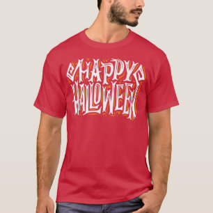 Happy halloween Spooky Fladdermus Ghost Black Cat T Shirt
