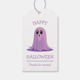 Happy halloween Spooky Ghost Presentetikett