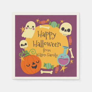 Happy halloween Spooky Pappersservett