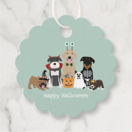 Happy halloween Spooky Pet Costumes Gåvor Etiketter