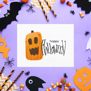 Happy halloween Spooky Pumpkin Vykort