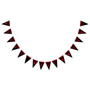 Happy halloween Spooky Red Black Expping Blood Vimplar