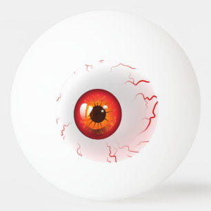 happy halloween! Spooky Red Eyeball Pingisboll