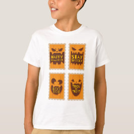 Happy halloween Spooky Retro Pumpkin Boo Crew T Shirt