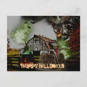 *~* Happy halloween Spooky Scarey Vykort