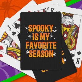 Happy halloween Spooky Season Funny Halloween Casinokort
