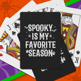 Happy halloween Spooky Season Funny Halloween Casinokort