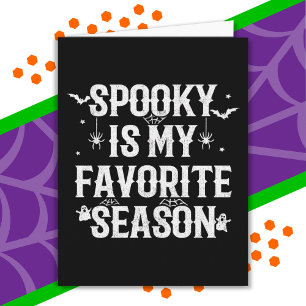 Happy halloween Spooky Season Funny Halloween Kort