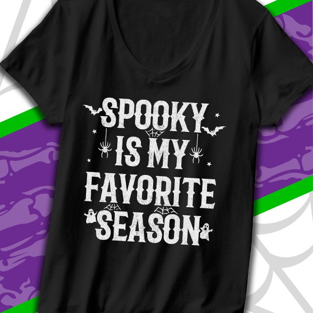 Happy halloween Spooky Season Funny Halloween T Shirt (Skapare uppladdad)