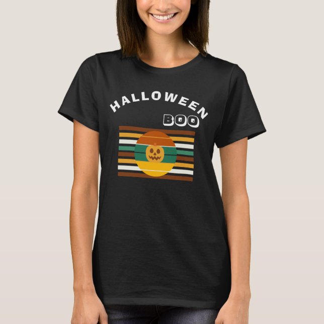 Happy halloween Spooky Unisex T Shirt (Framsida)