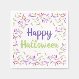 Happy halloween Sprinkles Anpassningsbar Pappra bl Pappersservett