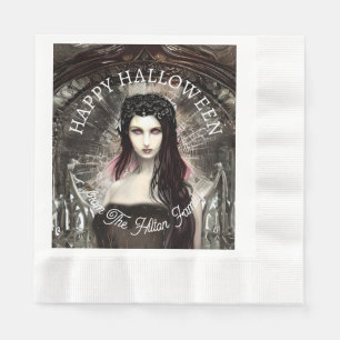 Happy halloween Steampunk Gothic Fallen Angel Pappersservett