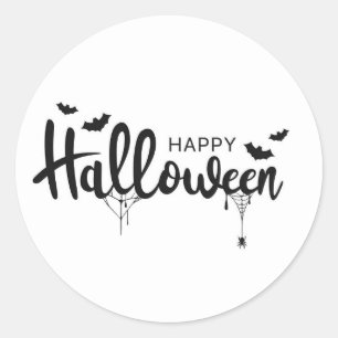Happy halloween Sticker Runt Klistermärke