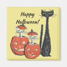 Happy halloween Svarta katter Pumpkins