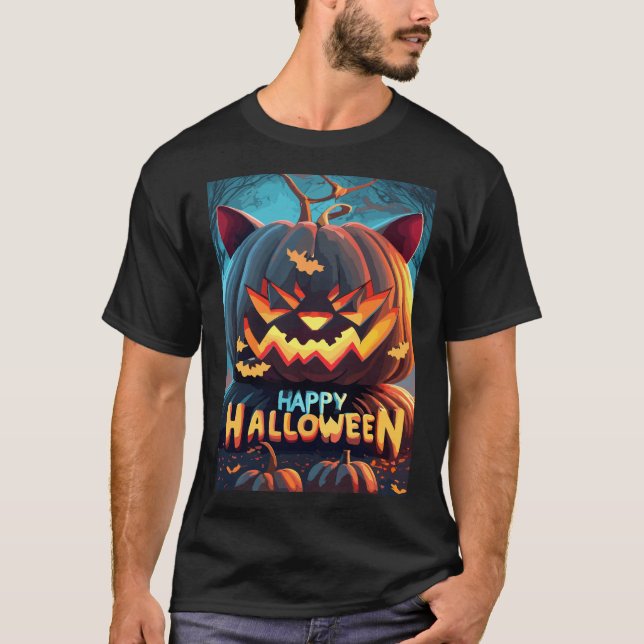 Happy halloween t shirt (Framsida)