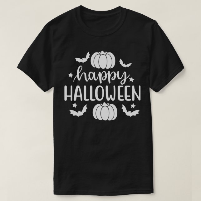 Happy Halloween  T Shirt (Design framsida)
