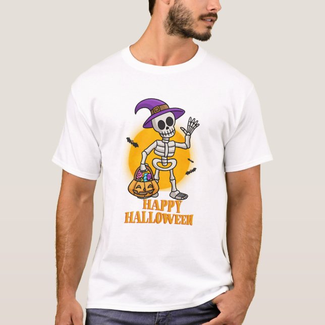 Happy halloween t shirt (Framsida)