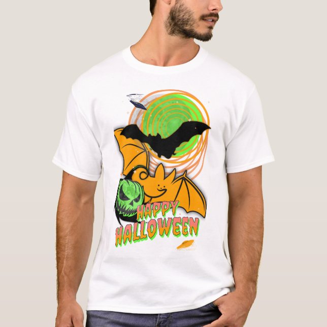 Happy halloween t shirt (Framsida)