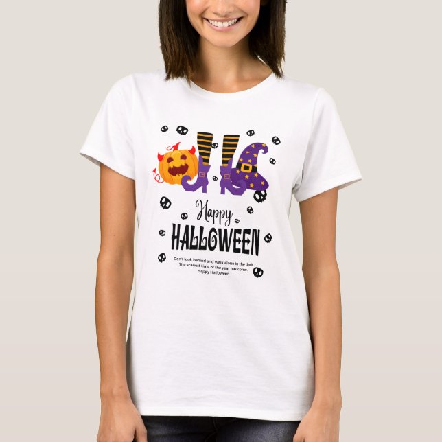 Happy halloween t shirt (Framsida)