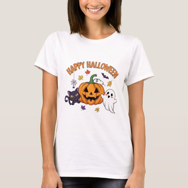 Happy halloween t shirt (Framsida)