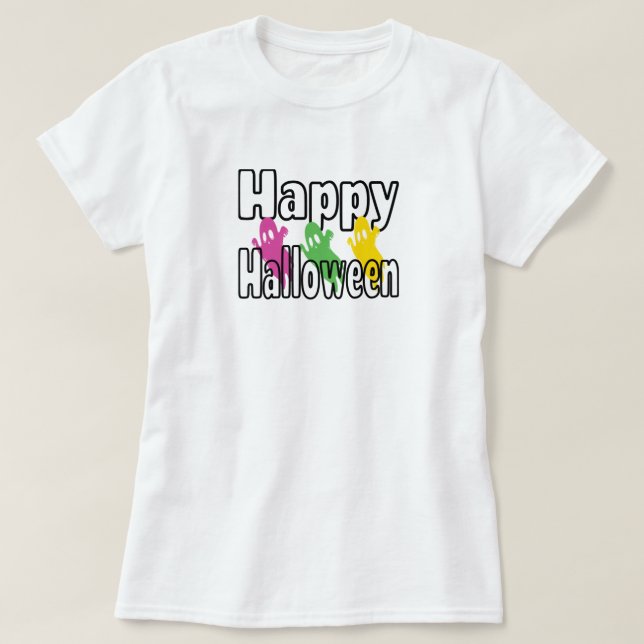 Happy halloween T-Shirt (Design framsida)