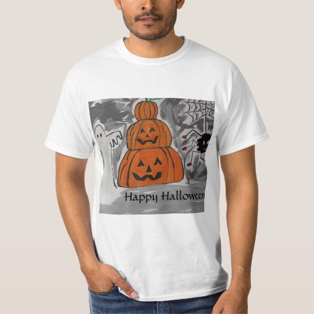 Happy halloween T-Shirt (Framsida)