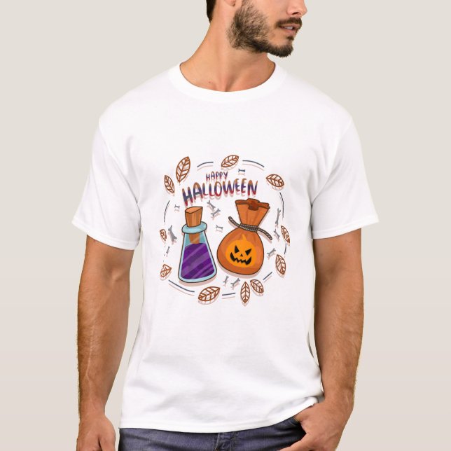 Happy halloween t shirt (Framsida)