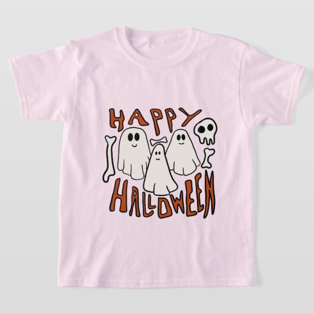 Happy halloween t shirt (Laydown)