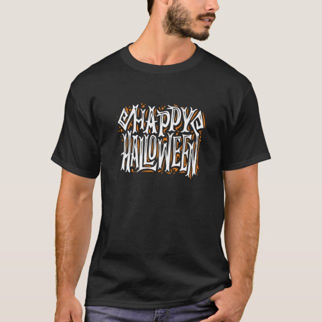 Happy halloween t shirt (Framsida)