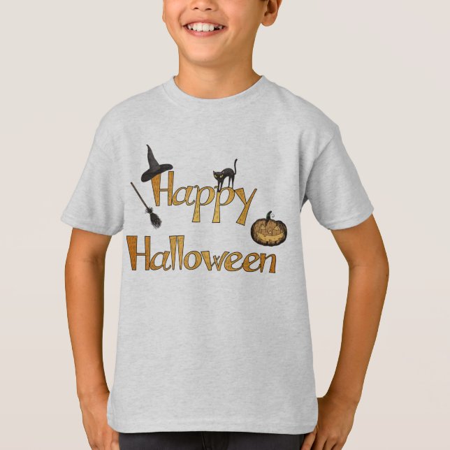 Happy halloween t shirt (Framsida)