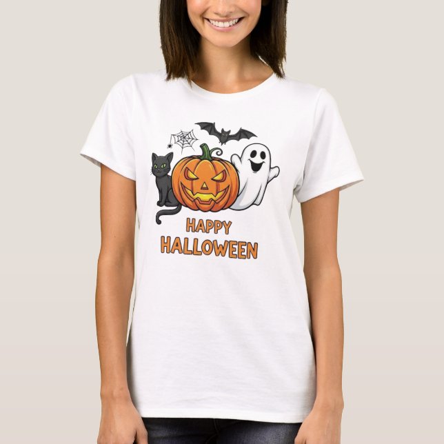 Happy halloween t shirt (Framsida)