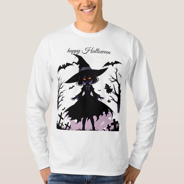happy halloween t shirt (Framsida)