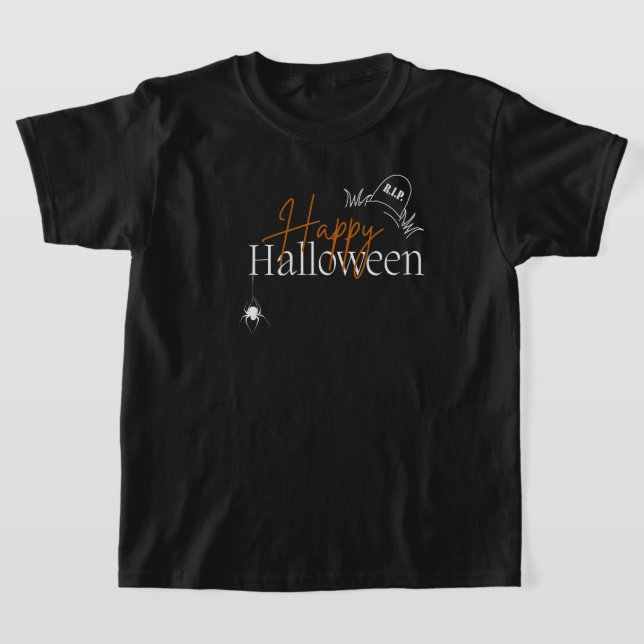 Happy halloween t shirt (Laydown)