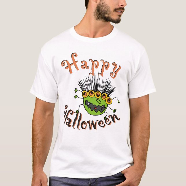 happy halloween! t shirt (Framsida)