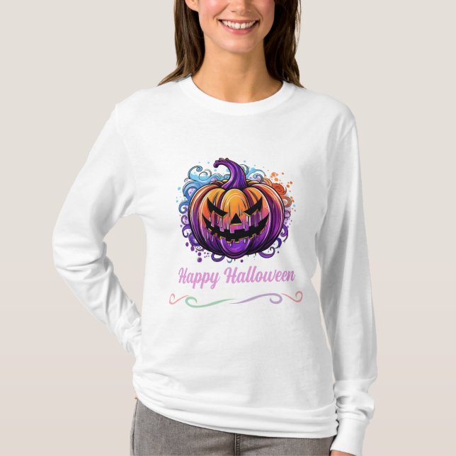Happy halloween t shirt (Framsida)
