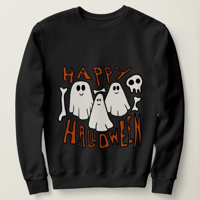 Happy halloween t shirt (Design framsida)